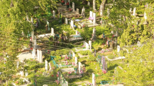 Успенское кладбище в Берёзовском