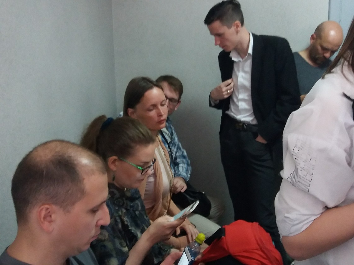 Анна Балтина перед слушаниями 3 июня в Ленинском районном суде Екатеринбурга