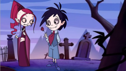 Кадр из мультсериала "Школа вампиров".