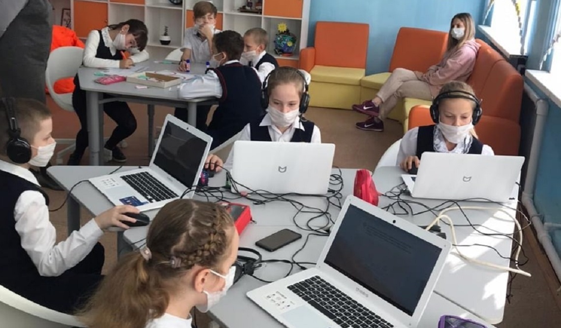 Коворкинг-зона за триста тысяч открылась в школе Кедровки благодаря гранту в 2020 году
