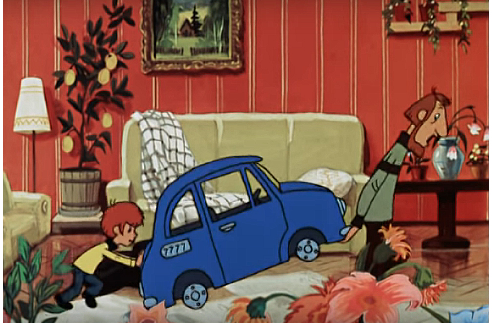 Кадр из мультфильма Простоквашино