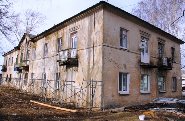 Дом № 26 в Первомайском посёлке будет отремонтирован в текущем году. Зданию исполняется 65 лет