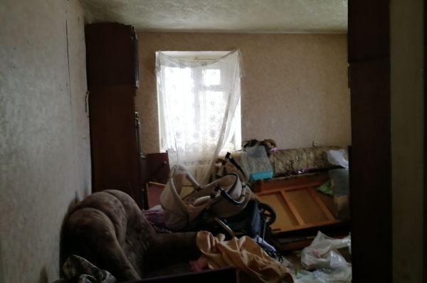 Квартира Клочковой в очень запущенном состоянии